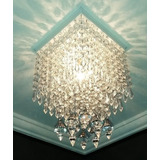 Lustre Plafon De Cristal Acrílico Decoração Sala - Dubai Cor Transparente 110v/220v (bivolt)