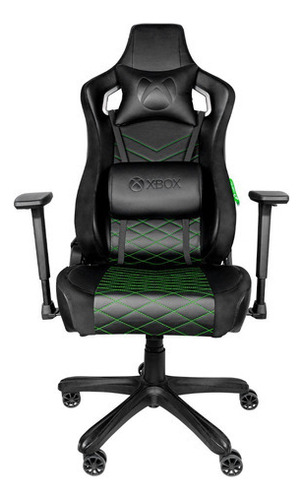 Silla Gamer Elite Xbox Negro/gris Descansabrazos 4d