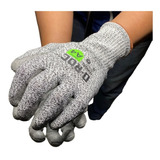 3 Par Guantes Anticorte N4 Hdpe Poliuretano Fibra Vidrio Ans