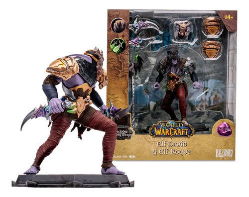 Mcfarlane - Wow World Of Warcraft - Elf Epic - Nuevo !!