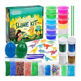 Kit Slime De Huevos Dinosaurios Para Niños Con S