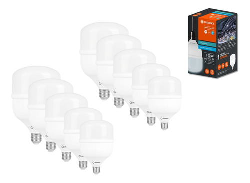 Pack X10 Lampara Led Alta Potencia 50w Galponera High Power