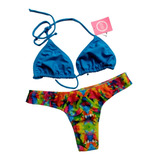 Malla Bikini Cocot Corpiño Triangulo C/less O Vedetina T2/90