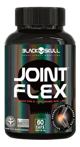 Joint Flex Colageno Tipo 2 Com Ácido Hialurônico Black Skull