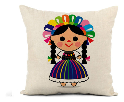 Awowee Funda De Almohada De Lino Con Dibujos Animados Colori