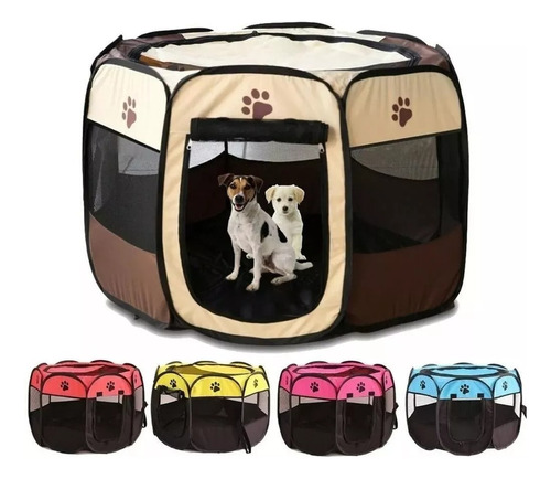 Corral Plegable Portatil Mascotas Xl Perros Gatos