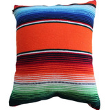 Funda De Cojin Sarape Mexicano 35 X 35 Cms