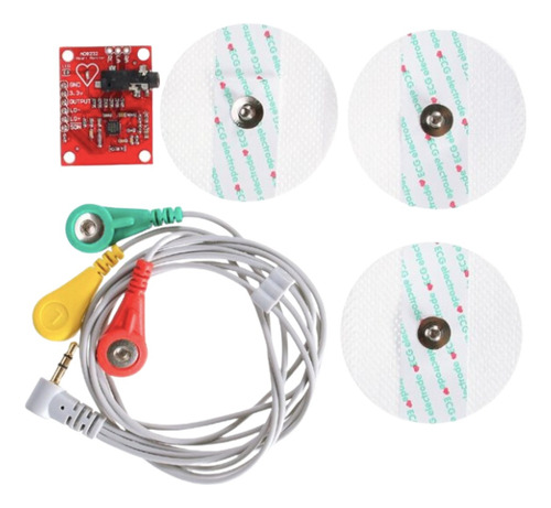 Sensor 3 Electrodos Pulso Cardiaco Ecg 