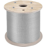 316 Stainless Steel Wire Rope Cable, 3/16 , 1x19, 1000 F Bgw