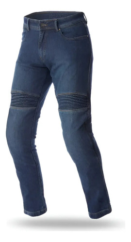 Pantalón Para Moto Mt 70° Sd-pj6 Demin Slim Fit Hombre