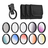 Kit Polarizador Para Lentes De Teléfono De 52 Mm, 7 Filtros,