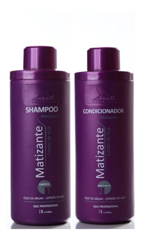 Kit Matizador Aramath Shampoo + Condicionador Profissional