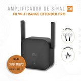 Repetidor Range Extender Xiaomi Mi Wi-fi Extender Pro Cor Preto 100v/240v