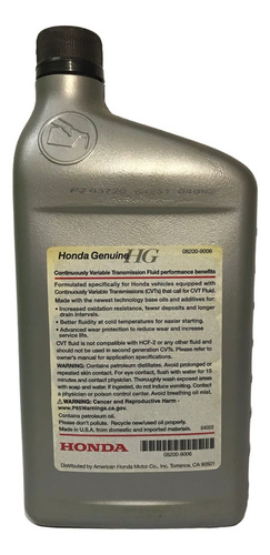 Aceite Cvt Honda Original  Foto 2