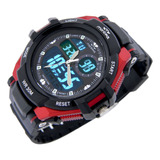 Reloj Montreal Hombre Ml1632 Ana-digi Luz Alarma Cronómetro