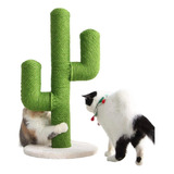 Rascador Poste Cactus Para Gatos - Divertido Juguete