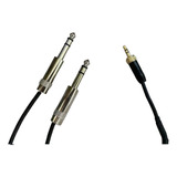 Cable Adaptador Miniplug Rosca Chicote P/ Micrófono Boya Wm8