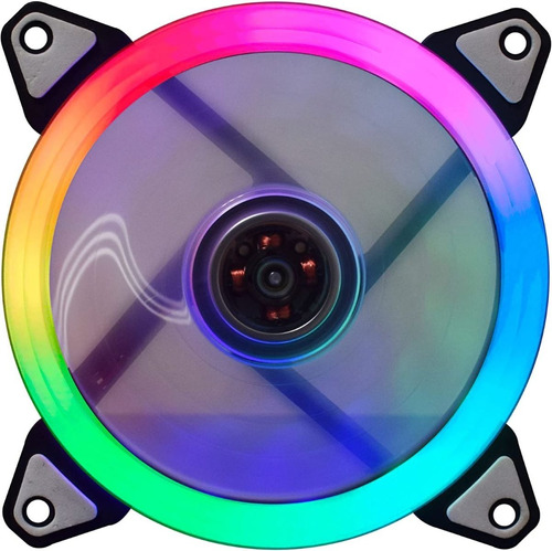 Ventilador Naceb Cepheus Rgb 120mm 1200rpm Negro /v /vc