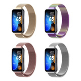 4 Correas Para Huawei Band 8 Acero Milanis