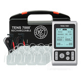 Tens 7000 Unidad Tens Recargable Estimulador Muscular, Paque