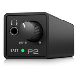 Behringer P2 Amplificador Audífonos Monitor Personal In-ear Color Negro