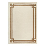 Alfombra Amigo Framed Beige 160 X 230 Cm Para Living