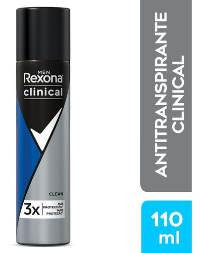 Rexona Clinical Hombre Clean Aerosol 110ml