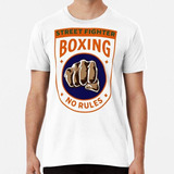 Remera Street Fighter Boxing No Rules Algodon Premium