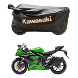 Funda Cubierta Impermeable Compatible Para Motos Kawasaki 
