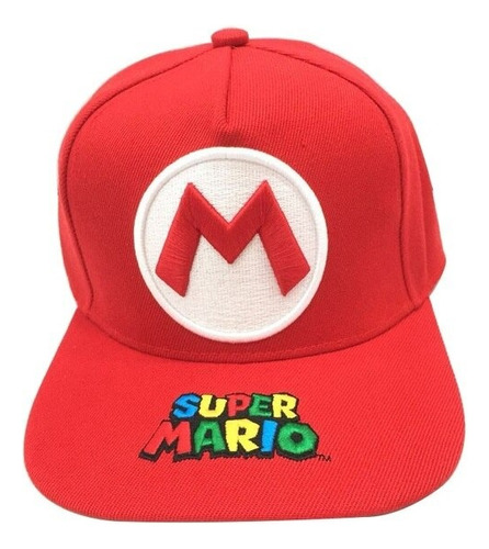 Jockey Gorra Bordado Super Mario Bross Rojo / Snapback Store