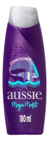 01 Unidade Condicionador Aussie Mega Moist Com 180ml