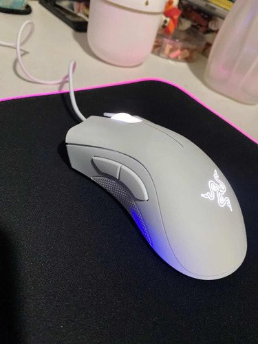 Mouse Razer Deathhadder Essencial Branco