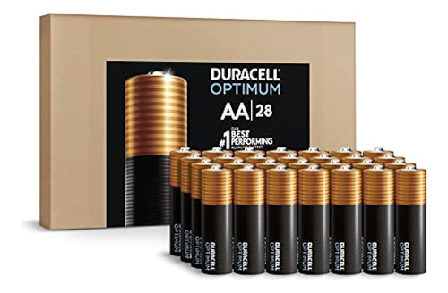 Baterías Aa Duracell Optimum, Paquete De 28 Unidades Batería