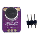 Módulo Sensor Amplificador De Som - Max4466 Arduino