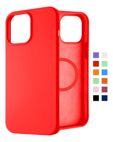 Funda Para iPhone Magsafe Magnética Silicona Case Protector