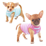 Frienperro Camisa Para Perro Pequeno, Paquete De 2 Ropa Para