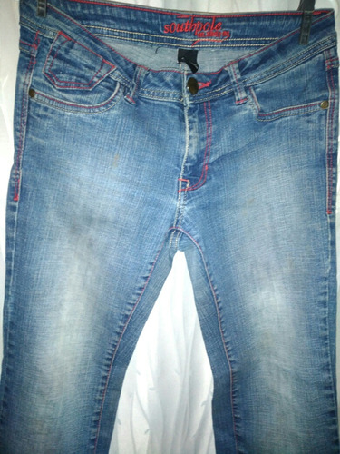 Pantalon Jean Elastizado Importado Southpole Bordado T. M
