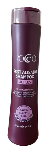 Rocco Shampoo Post Alisado Sin Sal 400 Ml