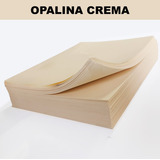 500 Hojas Papel Opalina Crema 125 Grs T/oficio 21.5x35.5 Cm