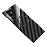 Funda Magnética De Fibra De Carbono Para Samsung Galaxy S23