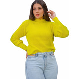 Suéter Blusa Feminina Grosso Tricot Qualidade Preço Fábrica