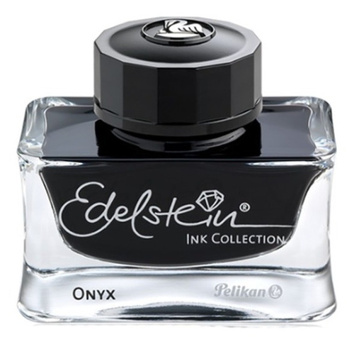 Vidro De Tinta Pelikan Edelstein 50ml  Preto Onyx