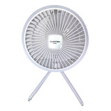 Ventilador Portátil Branco De Mesa Portatil Usb C/apoio