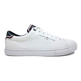 Tenis Tommy Hilfiger De Hombre Pebble Fm0fm03651 Blancos 