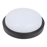 Aplique Tortuga De Pared Exterior Luz Led 12w Blanco Neutro Color Negro