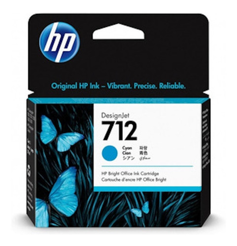 Cartucho Hp 712 Cian Original