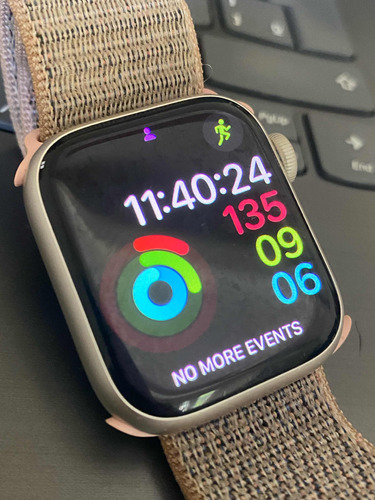 Apple Watch 7 41mm Prata Garantia Bateria 96% Vitrine S7 Gps