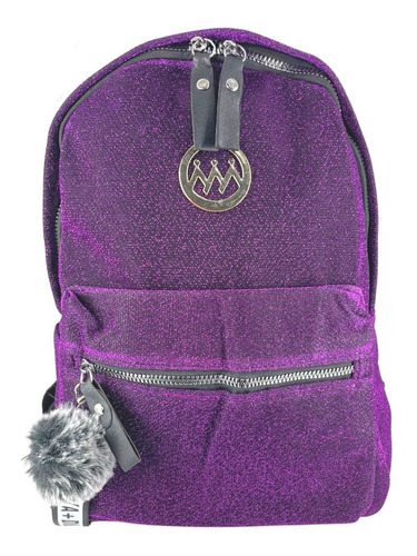 Bolsa Mochila Feminina Premium Com Pompom Super Promoção