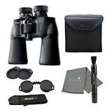 Nikon Aculon A211 10x50 Binoculares Negro (8248) Paquete Con