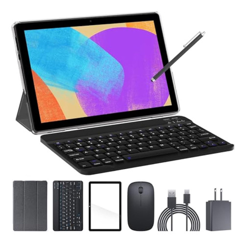 Tablet Con Teclado 10 Pulgadas 2 En 1 Android 11